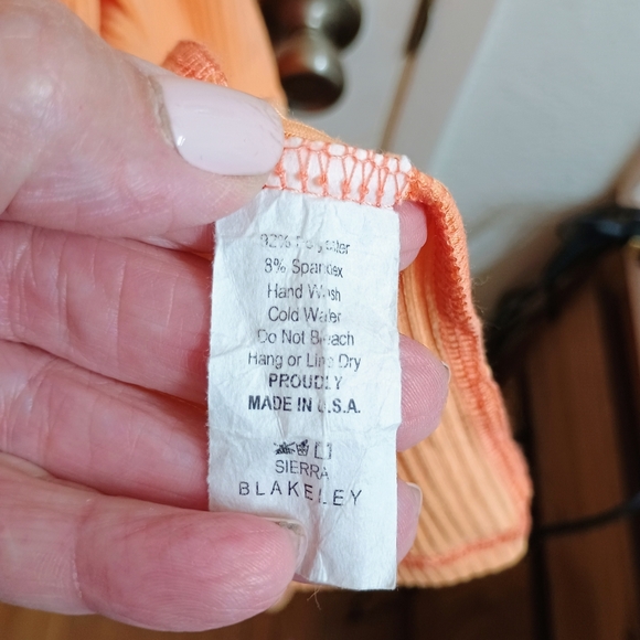 Orange Women's Camisole Top - Picture 5 of 6